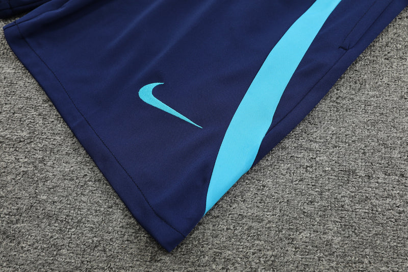 Kit Treino Inglaterra Regata Azul Claro 2022-23 Camisa+Calção