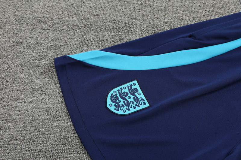 Kit Treino Inglaterra Regata Azul Claro 2022-23 Camisa+Calção